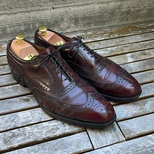 Allen Edmonds Oxblood McAllister Wingtips